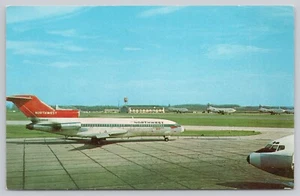 Huge Northwest Vintage Greater Pittsburgh International Airport Chrome Postcard - Picture 1 of 2