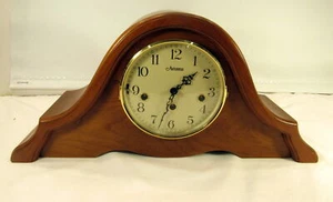 AMAMA TAMBOUR CHIMING MANTEL CLOCK AMANA COLONIES IOWA GERMAN MOVEMENT (86851) - Picture 1 of 12