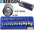 BERGEN Tools 17pc 3/8" dr Xi-on Sockets 6-22mm ( Socket Set ) NEW 1169