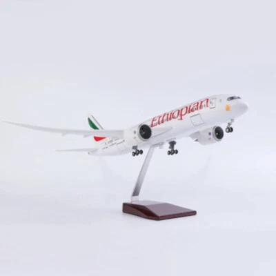 Extra großes Ethiopian Airlines Boeing 787 Flugzeug Modellflugzeug Spielzeug Geschenk - 1/130  - Bild 1 von 4