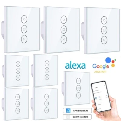 Smart Wifi WLAN Schalter Zeitschaltuhr APP Touch für Rolladen Jalousie Rohrmotor - Bild 1 von 4