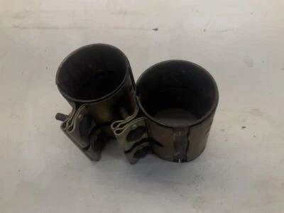 Par de silenciadores y abrazaderas de tubo Q para Volkswagen Golf GTI 15-24 Foto 1 de 4