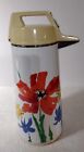 Vintage Everest Vacuum Air Pot Thermos Floral 1970S, Coffee Hot Water Tea