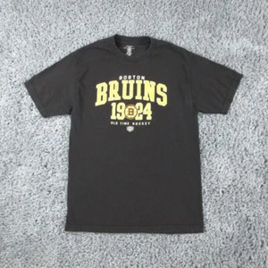 Old Time Hockey Shirt Mens Large Black Boston Bruins 19 24 Graphic Tee - Picture 1 of 10