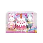 Konggi Rabbit Birthday Cake Dollhouse Roleplay Toy Figure 