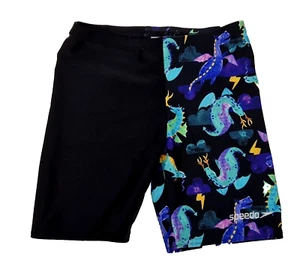 SPEEDO Niños Natación Compresión Jammers Negro Dragones Cordón Talla 4 Años 20 - Imagen 1 de 4