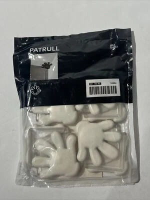 Esquinas de seguridad para niños protectores de muebles para niños pequeños paquete de 8 manos blancas de dibujos animados Foto 1 de 4