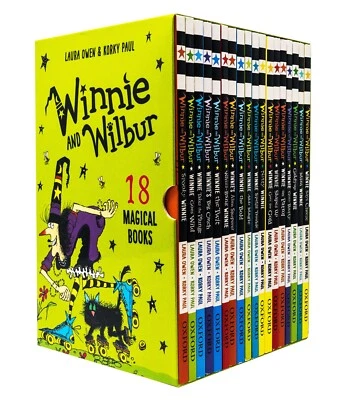 Winnie and Wilbur 18 Magical Fiction Books Collection Box Set by Laura Owen NEW