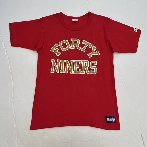 Vintage Early 90’s San Francisco 49ers Graphic T Shirt Starter Size Men’s Small Cover