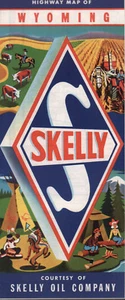 Mapa de ruta Skelly 1960: Wyoming nuevo de Lote Antiguo - Imagen 1 de 1