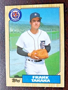 Topps #726 1987 lanzador Frank Tanana Tigers de Detroit envío gratuito - Imagen 1 de 1