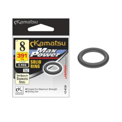 KAMATSU K-2200 BLN MAX POWER SOLID RING ASSIST MEERESHAKEN STAINLESS STEEL RINGS