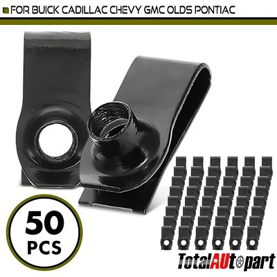 50x Clips de sujeción de rango de panel para Chevy Buick Cadillac GMC Olds Pontiac M8-1.25 Foto 1 de 4