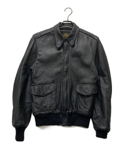 A-2 Flight Leather Jacket S Size Brown Bomber Military WW2 - Picture 1 of 4