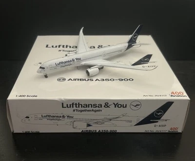 Aviación 400 Lufthansa Airbus A350-900 & You 1:400 Diecast Modelo D-AIXP AV4117 Foto 1 de 4