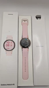 NEW Samsung - Galaxy Watch FE Smartwatch 40mm BT Pink Band Pink Gold - OPEN BOX - Picture 1 of 3