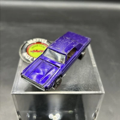Vintage 1967 Hot Wheels Redline Purple CUSTOM T-Bird Diecast Toy Car - Image 1 of 4