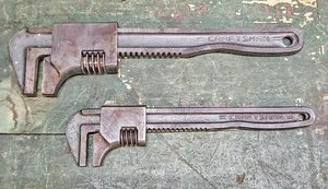 Vintage Craftsman 9"+ 11" Adjustable Monkey Auto Wrench 44491 Madr in USA - Picture 1 of 10