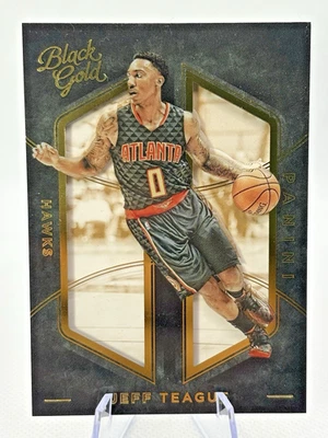 2015-16 Panini Oro Negro Jeff Teague #55 Atlanta Hawks Foto 1 de 2