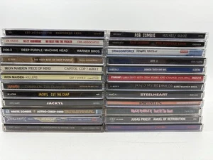 Megadeath Jacyl Ozzy DIO Judas Priest Iron Maiden 24 CD LOT Heavy Metal Rock - Picture 1 of 5