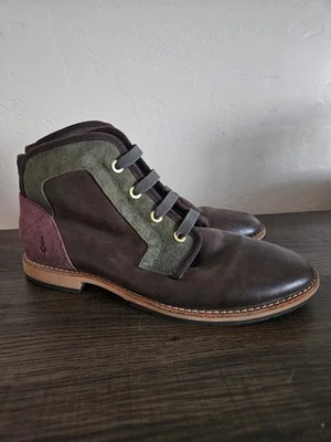 Usados en Excelente Condición Botines Ahnu Harper Para Mujer Talla 8 Colorido Cuero Boho Botas de Otoño  Foto 1 de 4