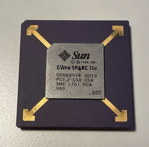 SUN Ultra SPARC IIe PG1.2 GSO SME 1701 PGA 980 500 MHz PGA sehr seltenes Package - Bild 1 von 2