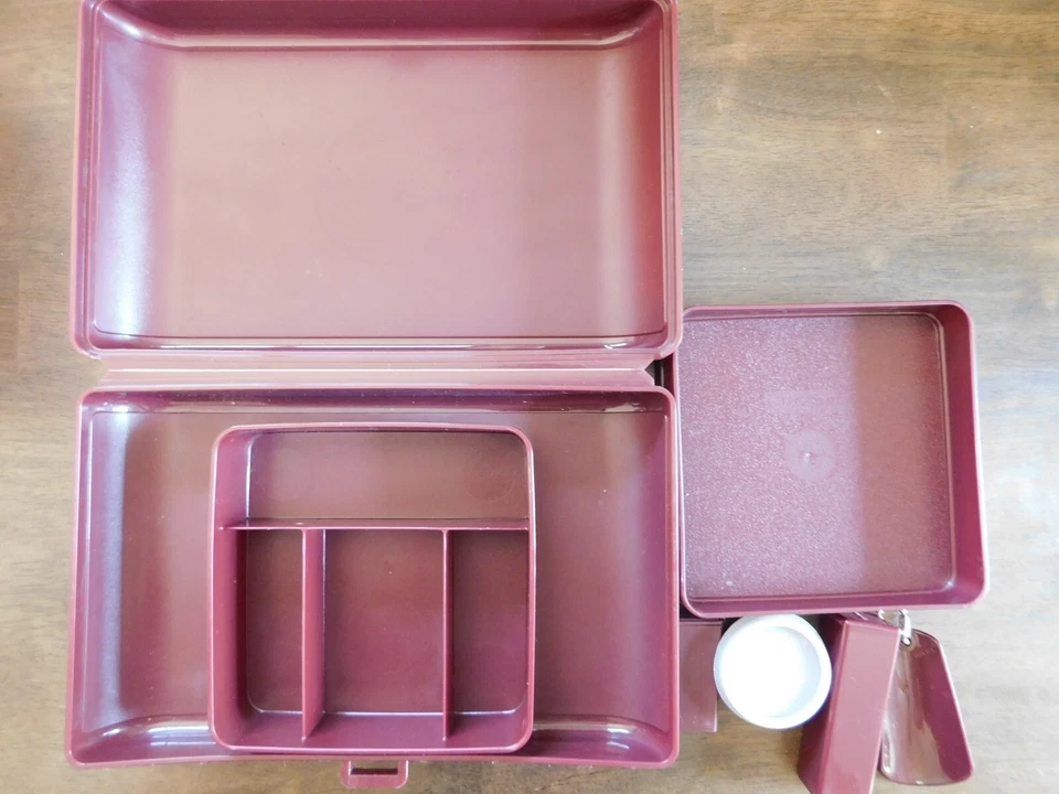 Винтажный дорожный чехол для макияжа Tupperware 1624-2 Tuppercraft личный камердинер - Изображение 1 из 4