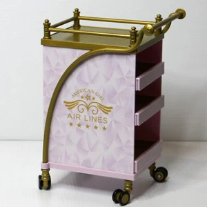American Girl Air Lines Pretend Food Cart with Drawers & on Wheels for 18" Dolls - Picture 1 of 3