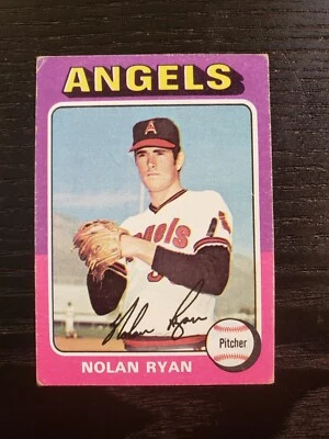 1975 TOPPS NOLAN RYAN HOF CARD #500 CALIFORNIA ANGELS VG-EX  - Image 1 of 3