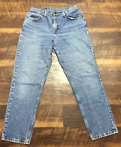 VTG LEE DENIM RIDERS WOMENS HIGH WAISTED JEANS 18M BLUE COTTON TAPERED LEG EUC - Picture 1 of 8