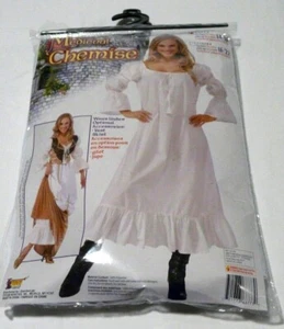 Chemise Medieval Blanco Talla 14-16 SCA Renacimiento POTC Steampunk Juegos con disfraces LARP - Imagen 1 de 6