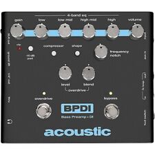 Acoustic Bass Preamp and DI Pedal With Overdrive for sale