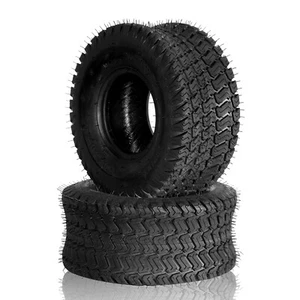 2pcs 15x6.00-6 Lawn Mower Garden Tractor Turf Tires 4 Ply Rated 15x6-6 Tubeless - Picture 1 of 14