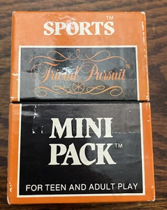 Trivial Pursuit Sports Complete 120 Card Mini Pack ~Vintage Game Addition - Picture 1 of 8