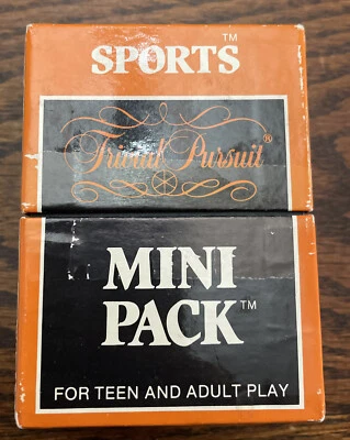 Trivial Pursuit Sports Complete 120 Card Mini Pack ~Vintage Game Addition - Image 1 of 4