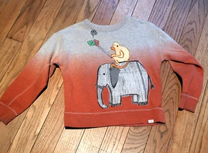 Gap Kids Ombre Sweatshirt w/Animal appliques- Size M/8 - Picture 1 of 3