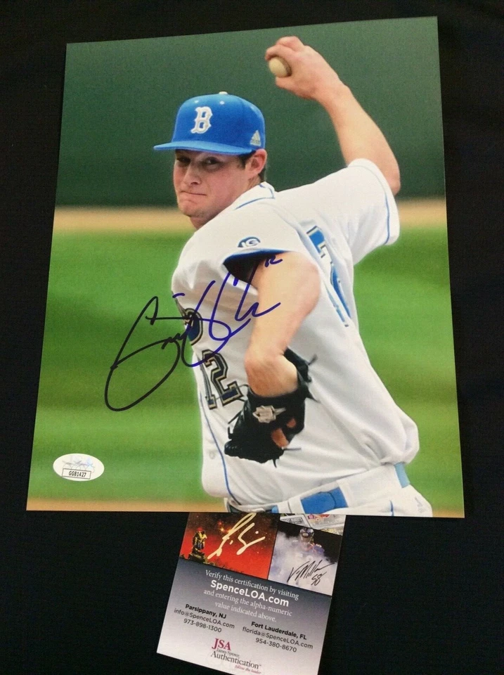 GERRIT COLE SIGNED 8x10 UCLA BASEBALL YANKEES ASTROS JSA COA  RARE - Image 1 of 1