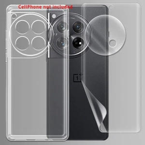 Anti-Bubble Heavy-Duty Screen Lens Protector and TPU Case for OnePlus 12 NEW - Picture 1 of 5