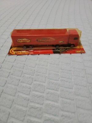 Majorette Metal Mini Transport Semi Truck Hauler Red Vintage New Sealed se. 300 - Image 1 of 4
