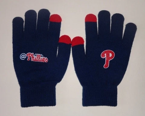 PHILADELPHIA PHILLIES KNIT TEXTING TECHNOLOGY TOUCHSCREEN GLOVES SGA 2017 ONE SZ Cover