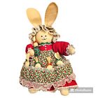 Vintage Handmade Doll - Bunny Rabbit With Babies 1997 Easter Adorable Decor