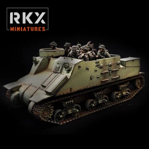 Bolt Action Compatible: Allied Canadian Priest Kangaroo w/ 10 soldiers (28mm) - Picture 1 of 6