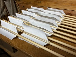 Custom Reenactment Blunt Arrows Made Tor Order!! Medieval Viking Reenactment - Picture 1 of 13