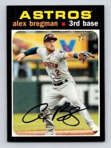 2020 Topps Heritage (Action) Image Variation #453 Alex Bregman Astros (SP)