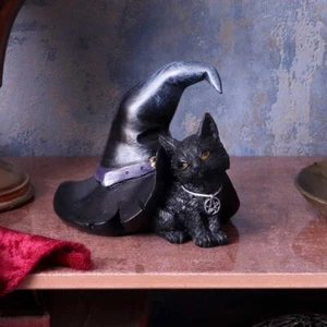 Hexen Katze und Hut Figur 10,5 cm - Bild 1 von 8