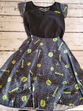 Kreepsville 666 goosebumps Dress Dress Black Gray Green Small