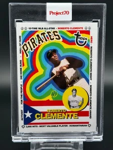 2021 TOPPS PROJECT 70 ROBERTO CLEMENTE #18 - Picture 1 of 2