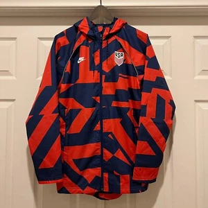 Nike U.S. Awf Graphic Soccer Jacket In Speed Red,loyal Blue, Size S (CZ4332 688) - Picture 1 of 4