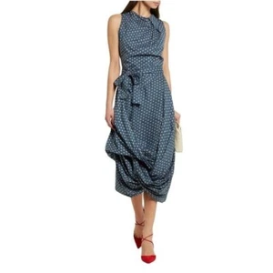 VIVIENNE WESTWOOD Polka Dot Print Midi Dress Size: M | US 4-6, IT40 - Picture 1 of 15