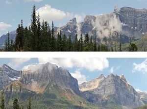 ID 260A Backscenes calibre 00 - Rockies - 2 x 15"" x 60"" rollos en tubo - publicación RM48 - Imagen 1 de 8